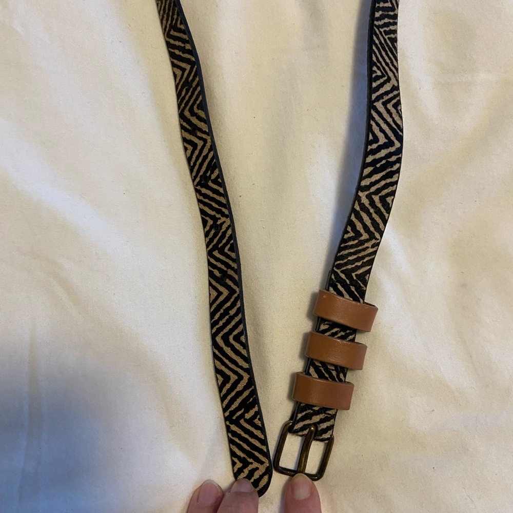 Gap Zebra Belt